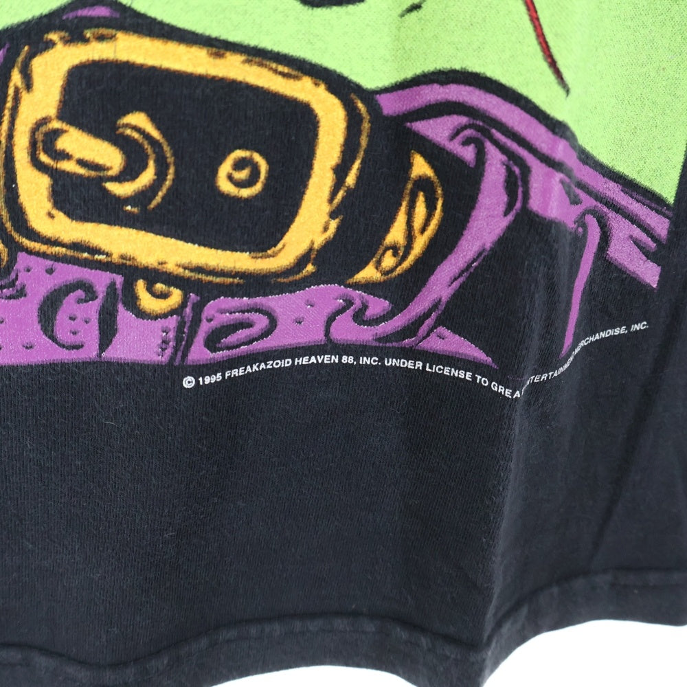 VINTAGE(ヴィンテージ) 00s WHITE ZOMBIE ASTRO-CREEP ホワイトゾンビ 両面プリント Tシャツ 半袖カットソー ブラック