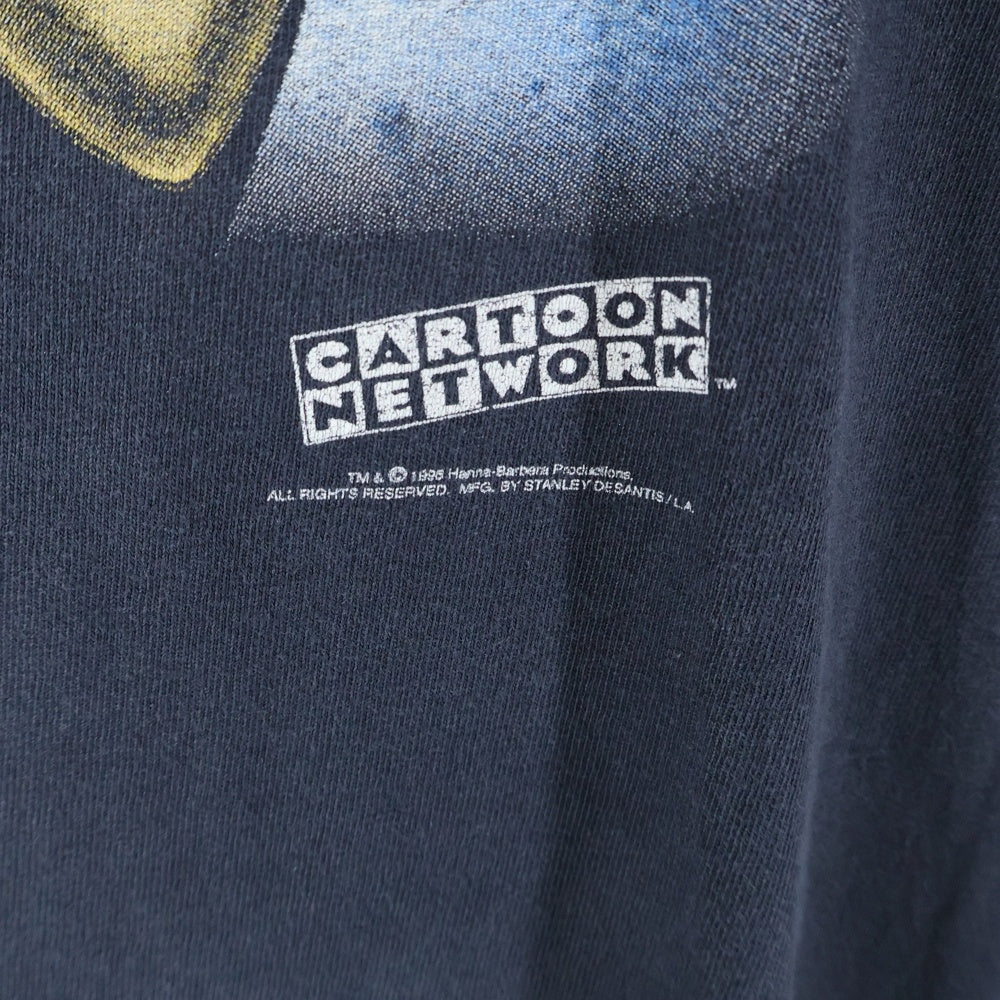 VINTAGE(ヴィンテージ) 90s SCOOBY DO CARTOON NETWORK スクービードゥ フロント プリント Tシャツ 半袖カットソー ブラック