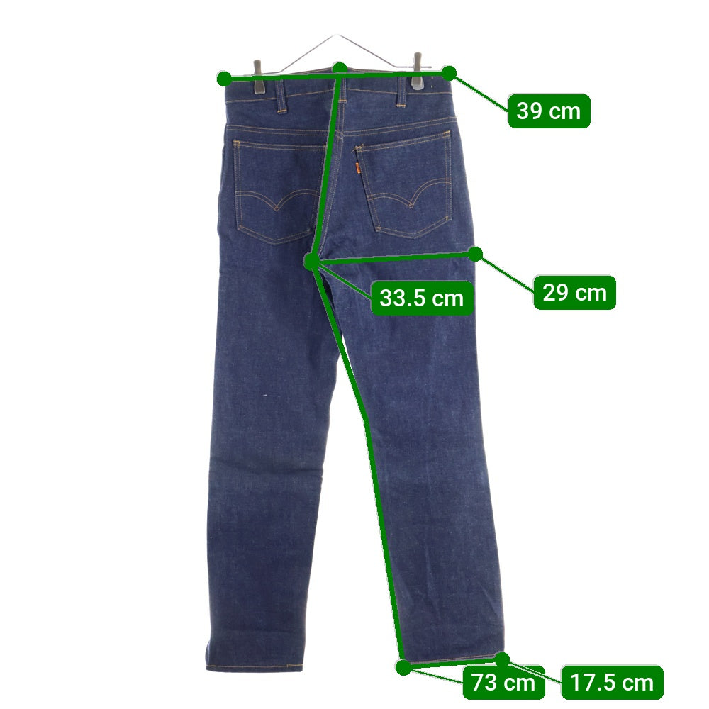 Levi's(リーバイス) 60-70s 606 デッドストック ボタン裏刻印23 オレンジタブ TALON ZIP BIG E デニム パンツ インディゴ