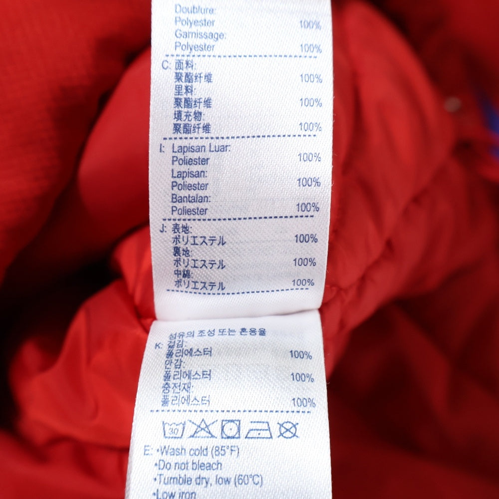 SUPREME(シュプリーム) 19AW ×LACOSTE puffy half zip pullover ラコステ パフィ ハーフジップ プルオーバー ナイロン ダウンジャケット レッド