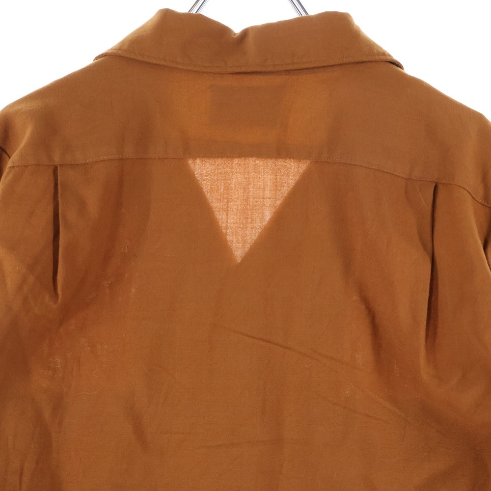 PENDLETON(ペンドルトン) 60-70s VINTAGE オープンカラー ウール 長袖シャツ ブラウン