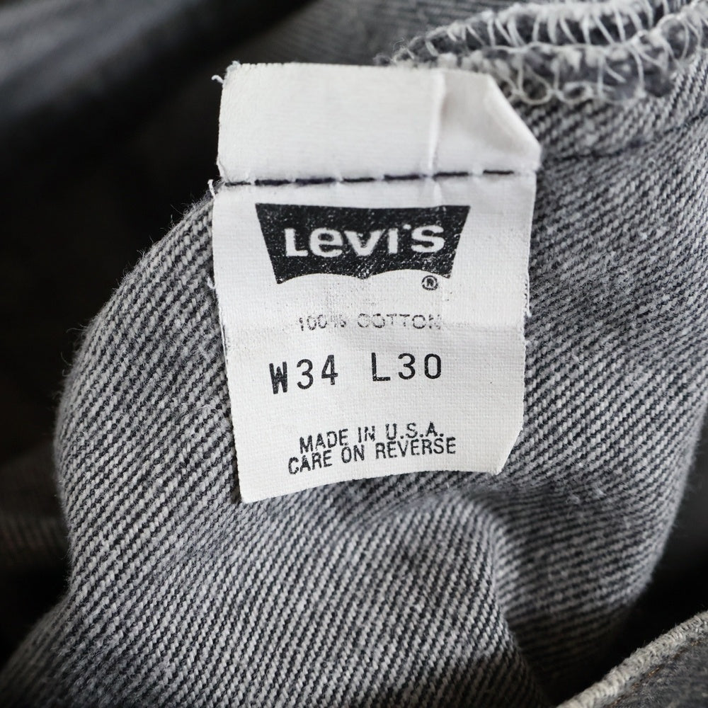 Levi's(リーバイス) 90s 501 スモールe ボタン裏刻印520 先染め デニム