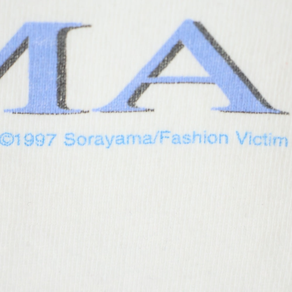 VINTAGE(ヴィンテージ) 90s SORAYAMA GYNOIDS 空山 ガイノイド フロントプリント Tシャツ 半袖カットソー ホワイト