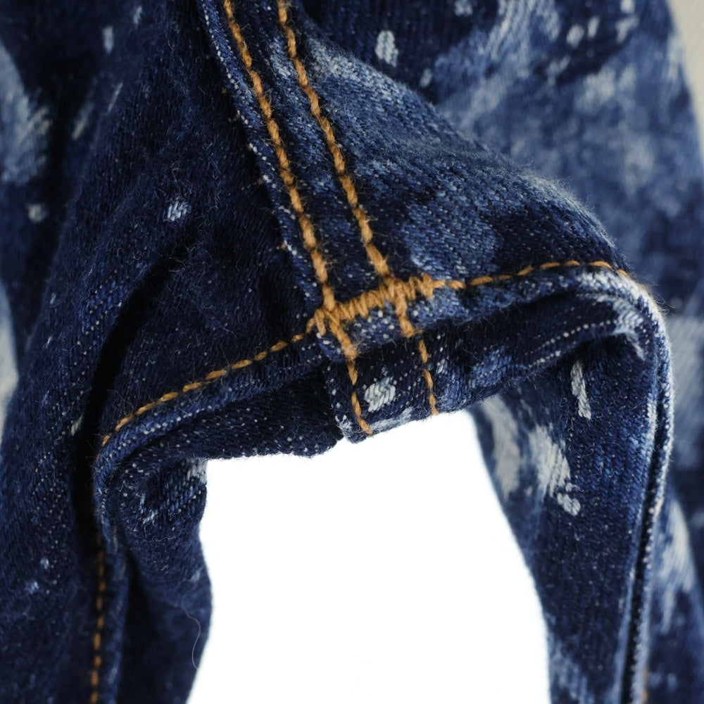 Levi's(リーバイス) 501 SPLASH BLEACH DENIM PANTS PC9-00501-1873 スプラッシュ ブリーチ デニム パンツ ブルー/ホワイト