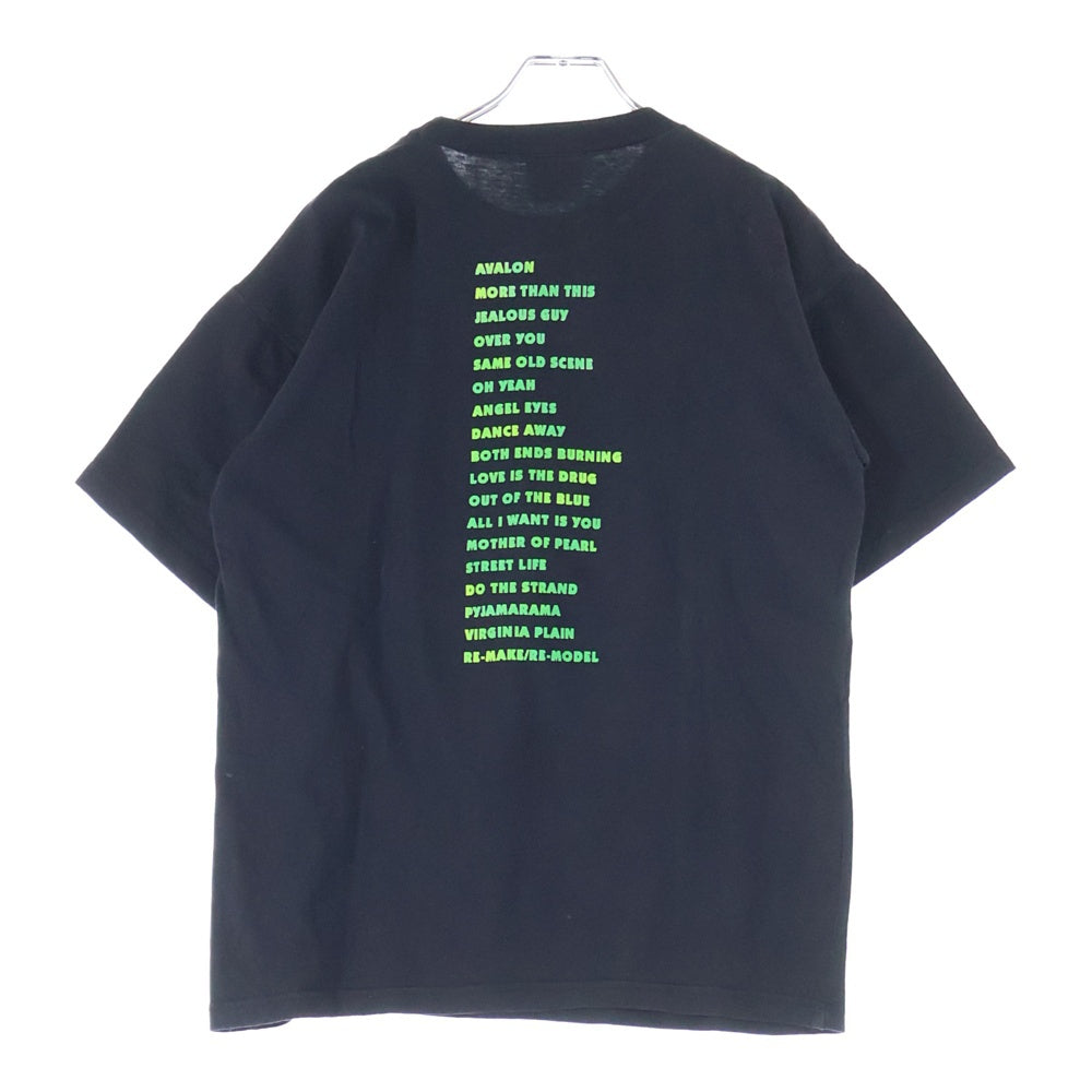 VINTAGE(ヴィンテージ) 00s ROXY MUSIC ロキシーミュージック 半袖Tシャツ カットソー ブラック