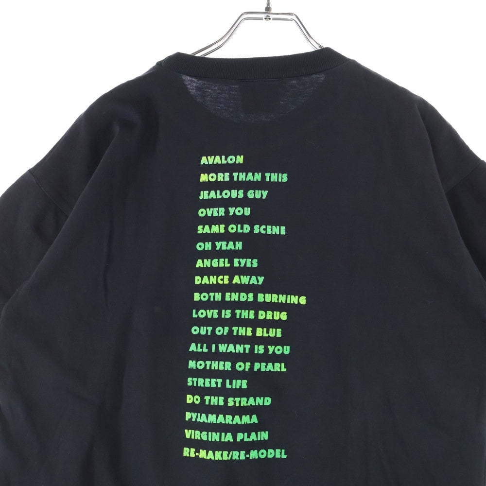 VINTAGE(ヴィンテージ) 00s ROXY MUSIC ロキシーミュージック 半袖Tシャツ カットソー ブラック