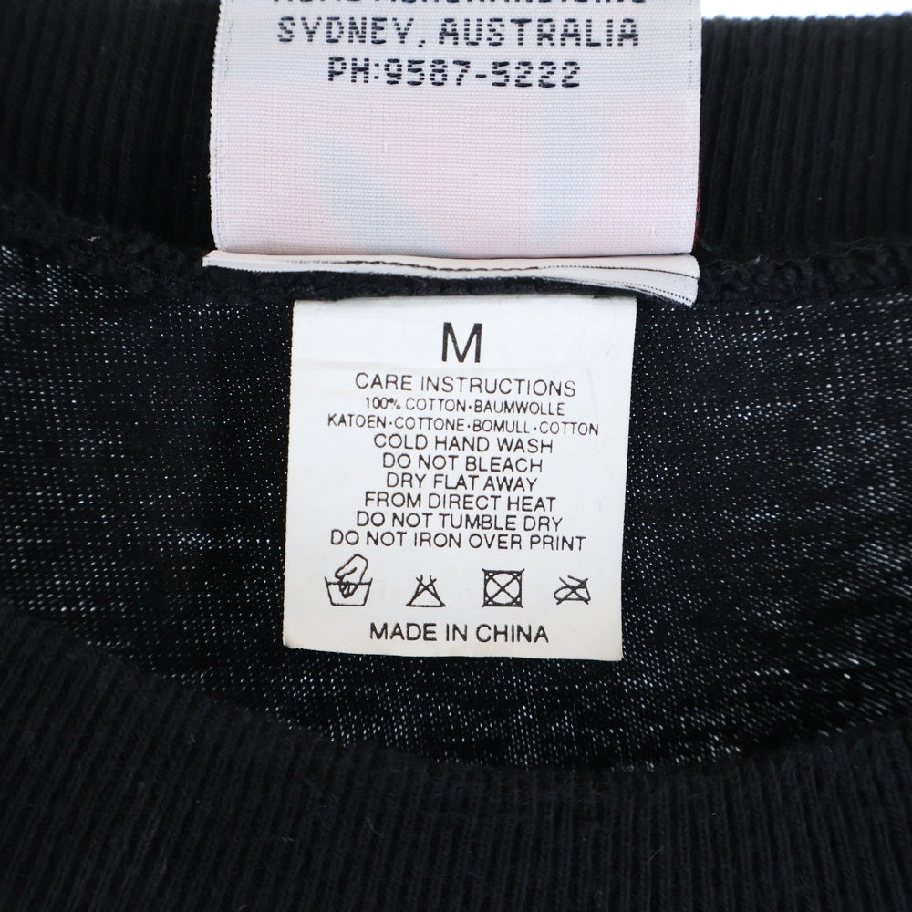 VINTAGE(ヴィンテージ) 00s ROXY MUSIC ロキシーミュージック 半袖Tシャツ カットソー ブラック