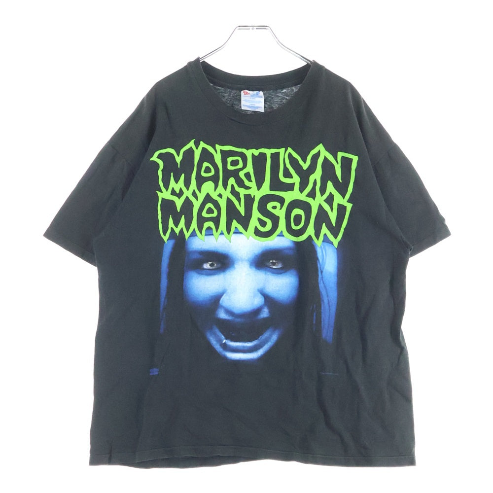 VINTAGE(ヴィンテージ) 90s MARILYN MANSON GET YOUR GUNN THIS IS YOUR WORLD マリリンマンソン ゲットユアーガンズ ディスイズユアー ワールド 半袖Tシャツ