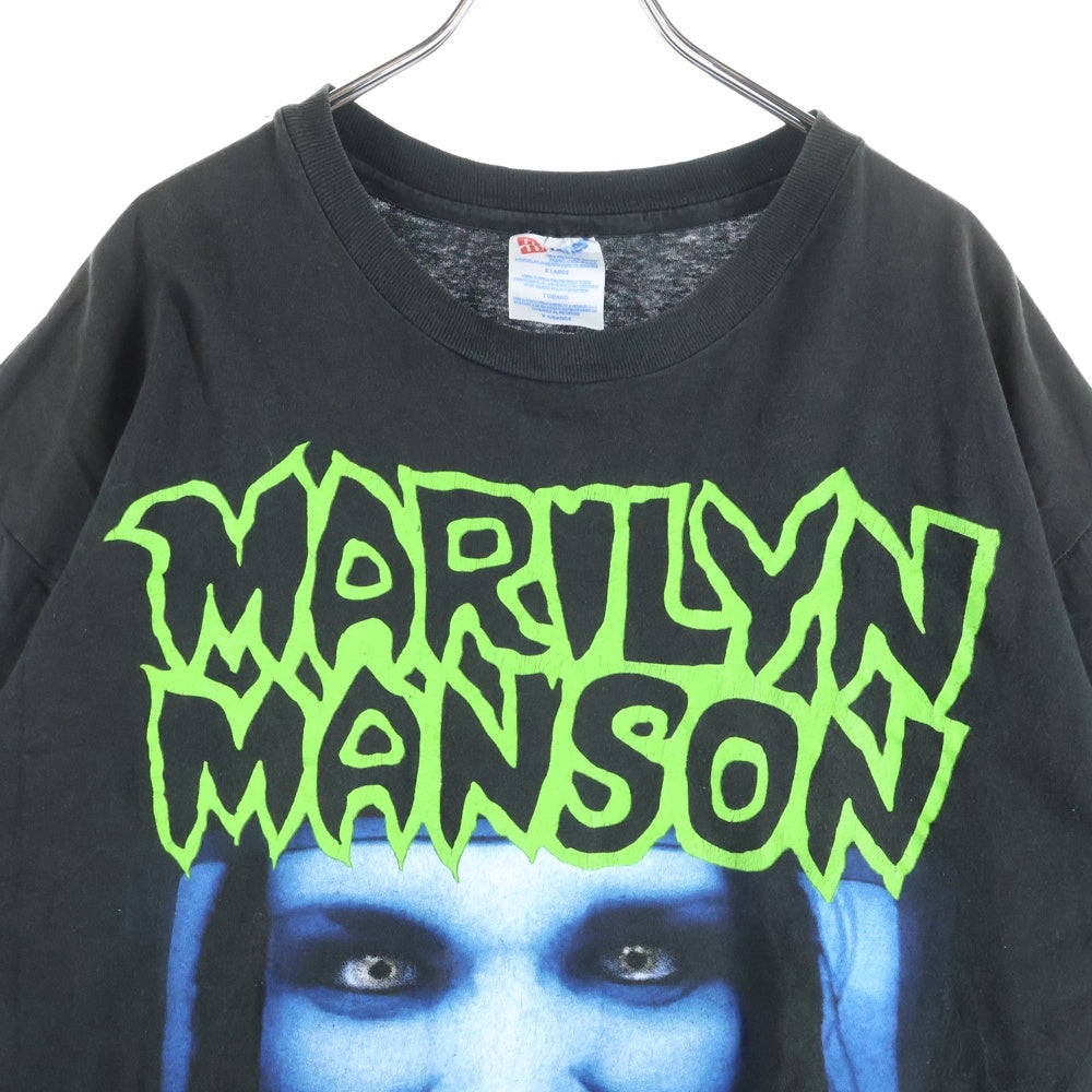 VINTAGE(ヴィンテージ) 90s MARILYN MANSON GET YOUR GUNN THIS IS YOUR WORLD マリリンマンソン ゲットユアーガンズ ディスイズユアー ワールド 半袖Tシャツ