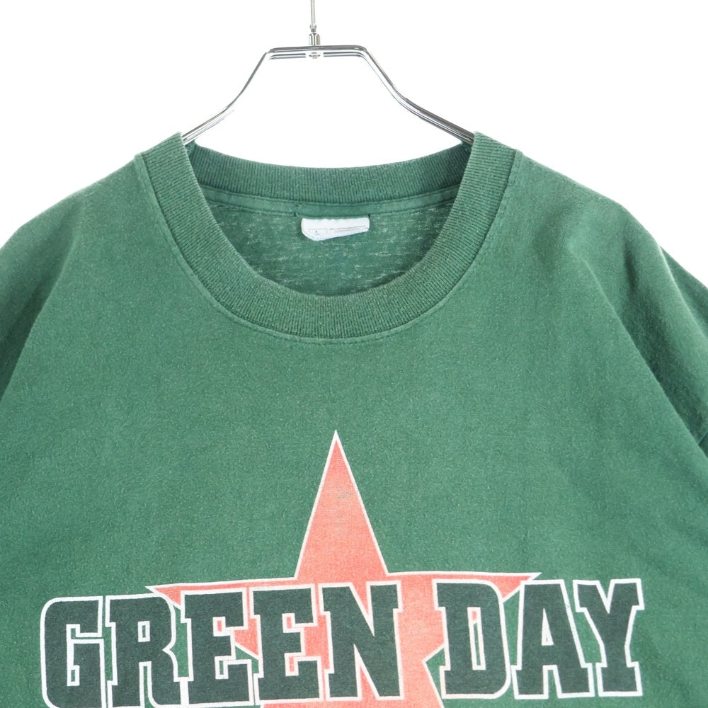 VINTAGE(ヴィンテージ) 00s GREEN DAY Shenanigans Tour Tee グリーンデイ 両面プリント 半袖Tシャツ カットソー グリーン