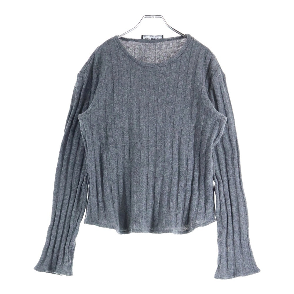 RAF SIMONS(ラフシモンズ) 00AW Confusion Wool Cable Knit コンフュージョン期 ウール ケーブルニット 長袖ニット グレー