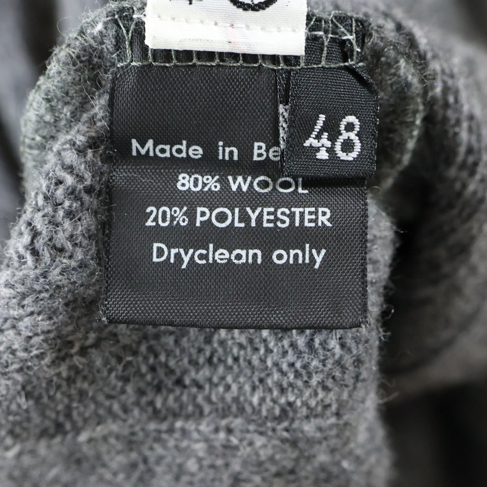 RAF SIMONS(ラフシモンズ) 00AW Confusion Wool Cable Knit コンフュージョン期 ウール ケーブルニット 長袖ニット グレー