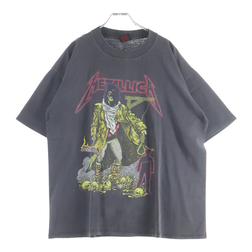 VINTAGE(ヴィンテージ) 90s METALLICA PUSHEAD UNFORGIVEN メタリカ プッシュヘッド アンフォーギヴン Tシャツ 半袖カットソー ブラック