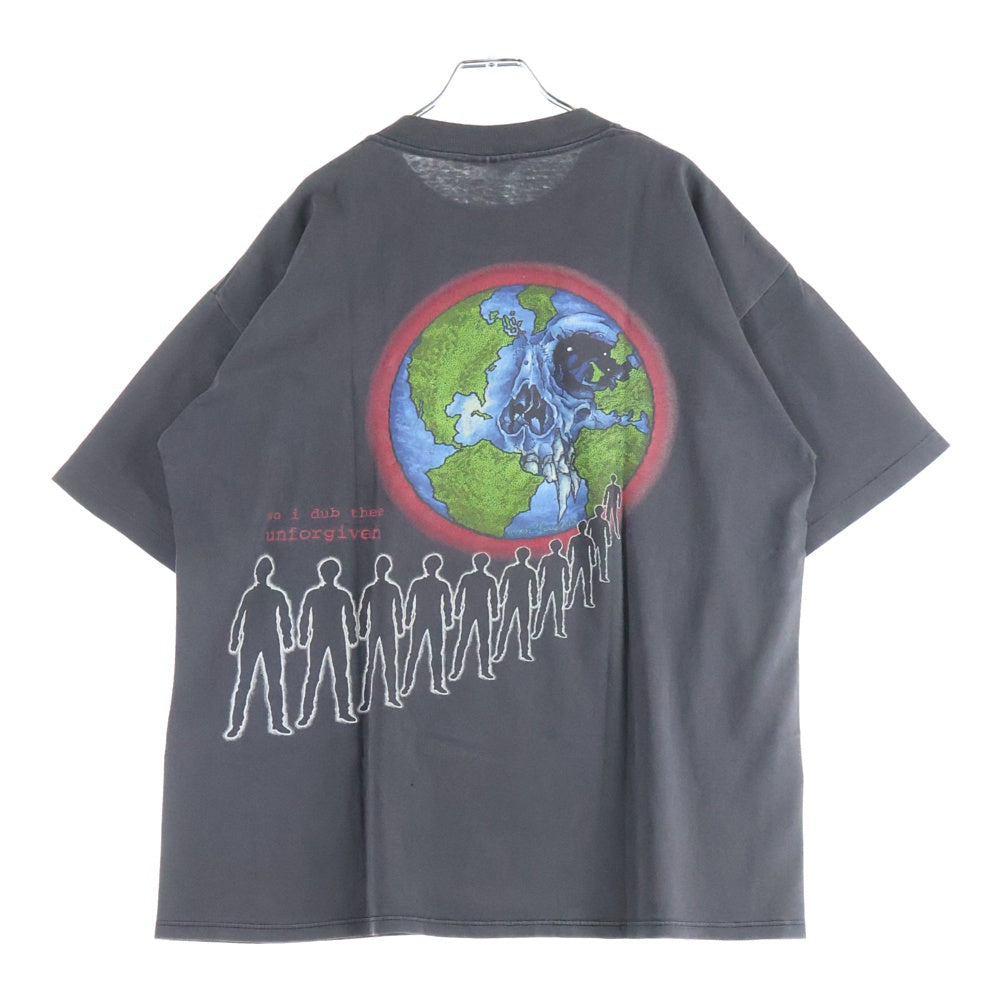 VINTAGE(ヴィンテージ) 90s METALLICA PUSHEAD UNFORGIVEN メタリカ プッシュヘッド アンフォーギヴン Tシャツ 半袖カットソー ブラック