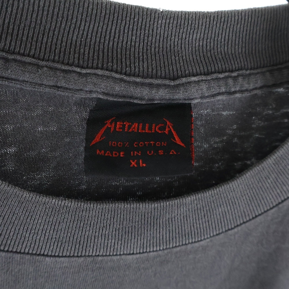 VINTAGE(ヴィンテージ) 90s METALLICA PUSHEAD UNFORGIVEN メタリカ プッシュヘッド アンフォーギヴン Tシャツ 半袖カットソー ブラック