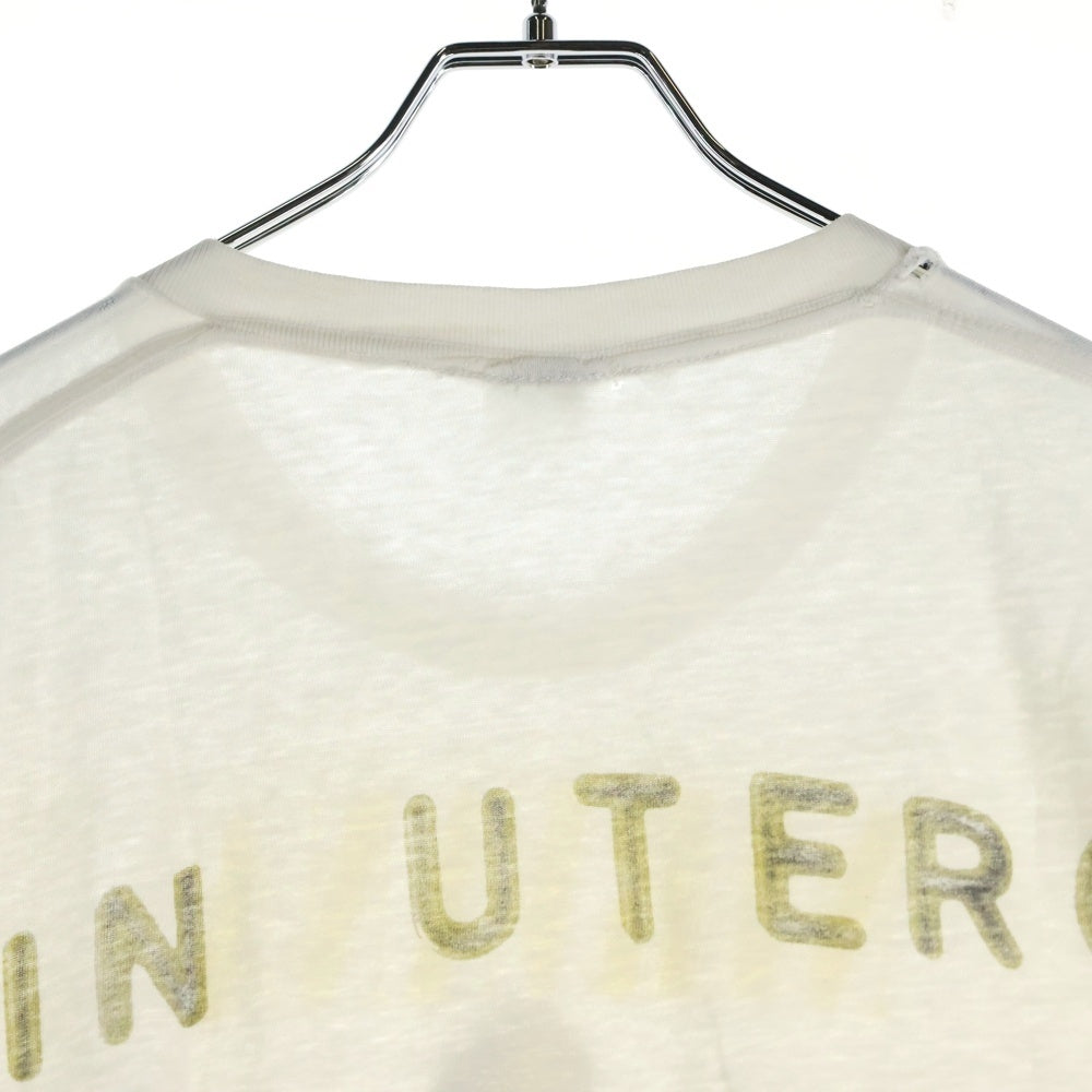 VINTAGE(ヴィンテージ) 90s NIRVANA IN UTERO ニルヴァーナ インユーテロ 両面プリント 半袖Tシャツ ホワイト