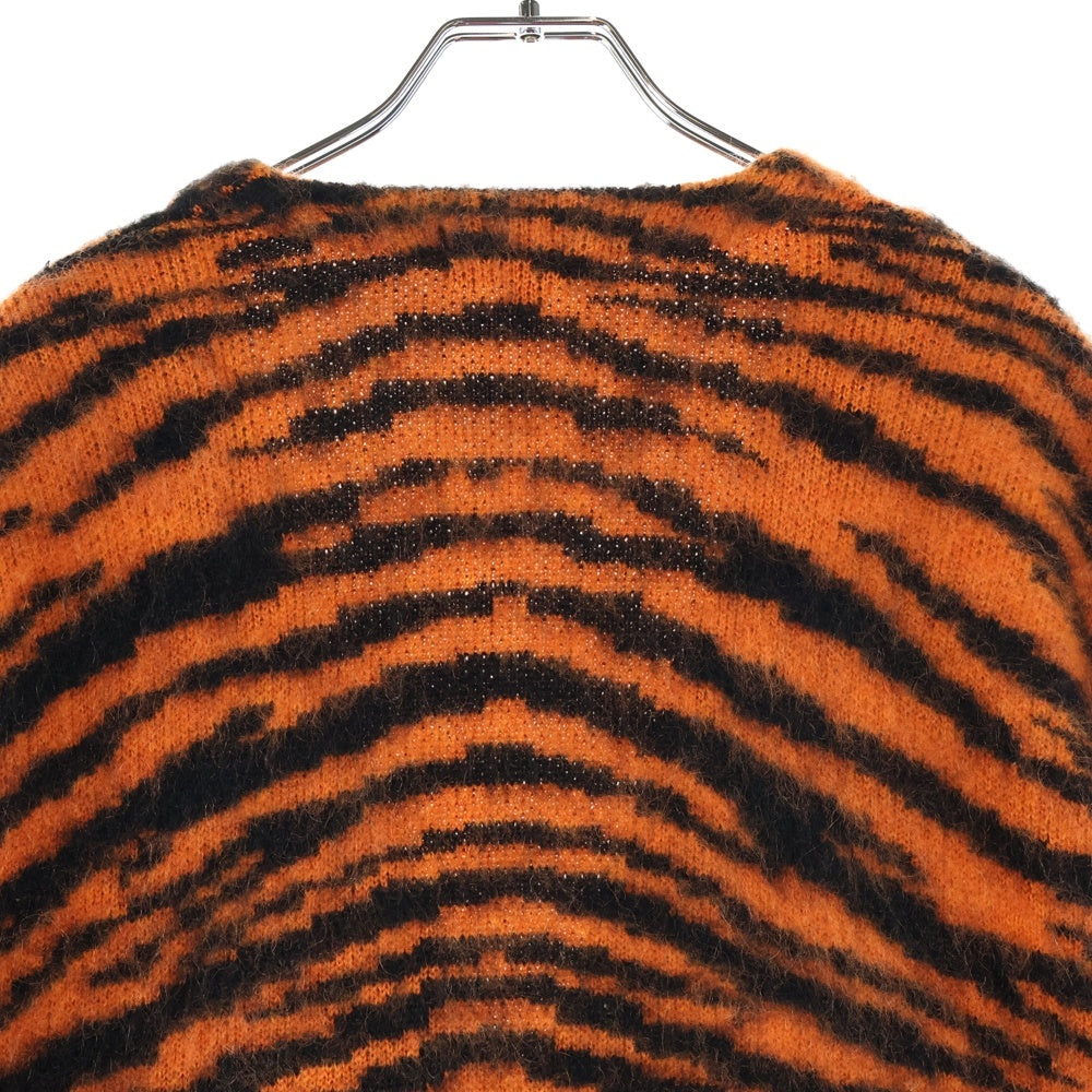 SUPREME(シュプリーム) 20AW Brushed Mohair Cardigan Tiger Stripe モヘア カーディガン タイガーストライプ オレンジ