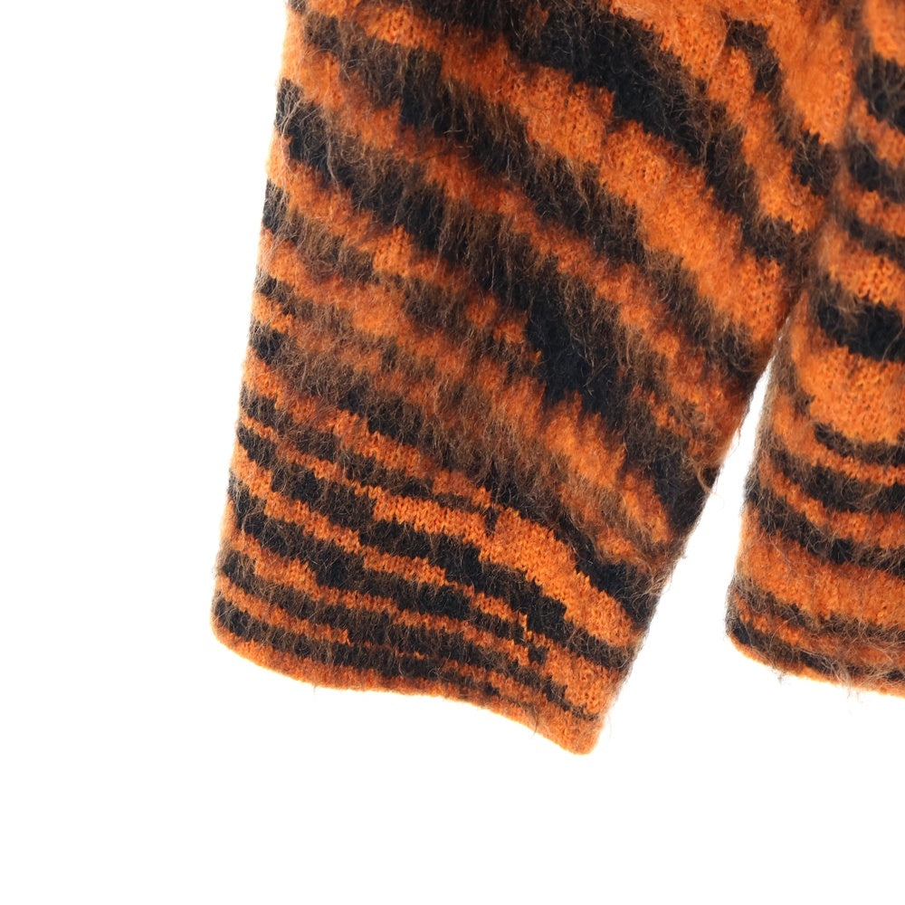 SUPREME(シュプリーム) 20AW Brushed Mohair Cardigan Tiger Stripe モヘア カーディガン タイガーストライプ オレンジ