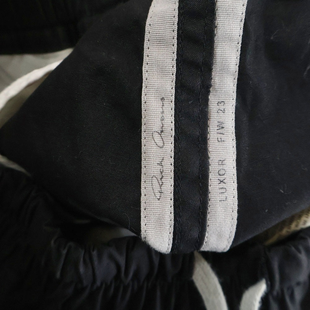 Rick Owens(リックオウエンス) Basket Swingers Woven Shorts RU02C7383-TE バスケット スウィンガーズ ウーブン ショーツ ブラック