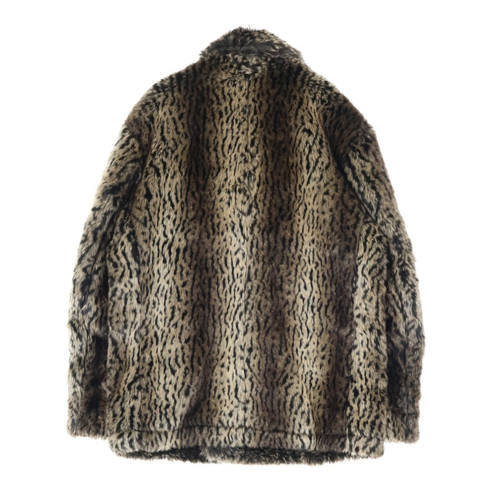 SUPREME(シュプリーム) 17AW ×Schott Faux Fur Peacoat フェイクファー
