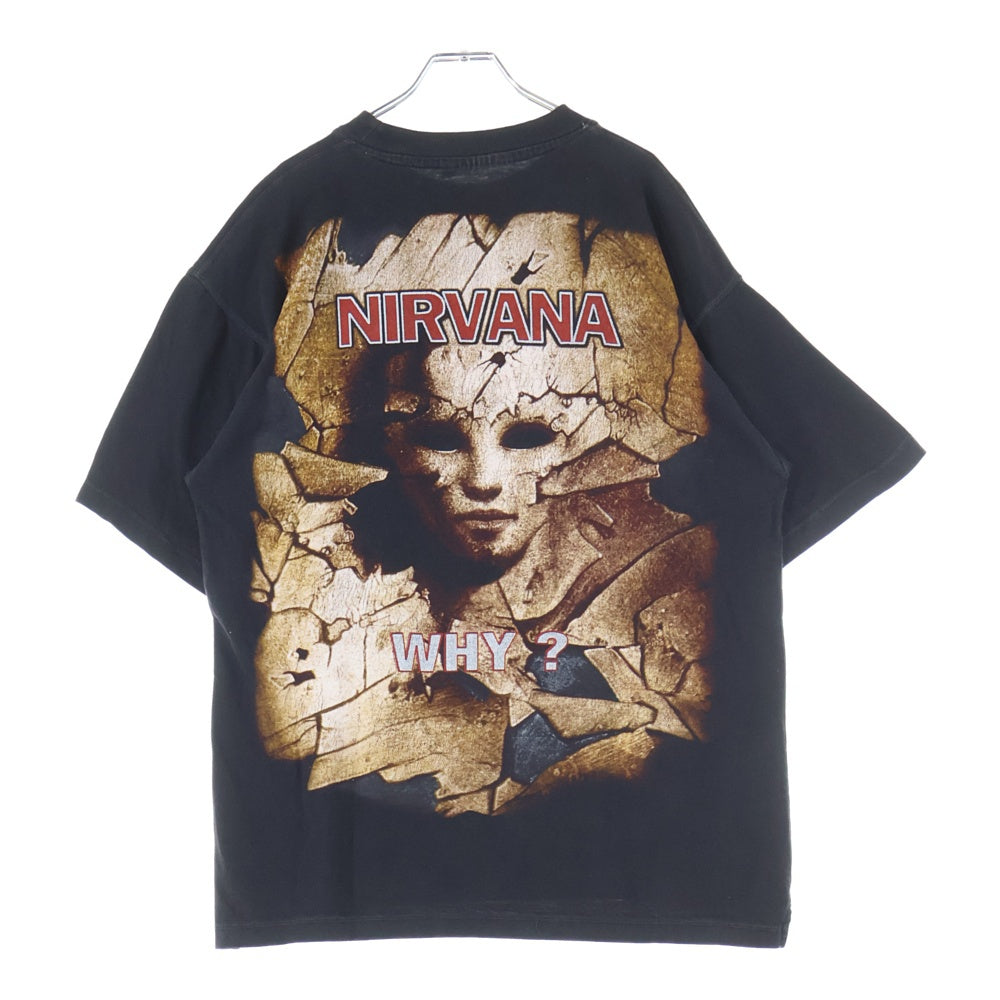 VINTAGE(ヴィンテージ) 90s NIRVANA BOOTLEG ニルヴァーナ ブートレグ Tシャツ 半袖カットソー ブラック