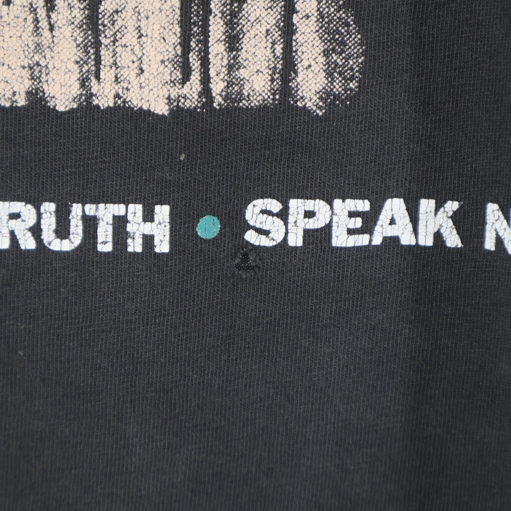 VINTAGE(ヴィンテージ) 90S MARILYN MANSON BELIEVE マリリンマンソン ビリーブ 両面プリント 半袖Tシャツ カットソー ブラック