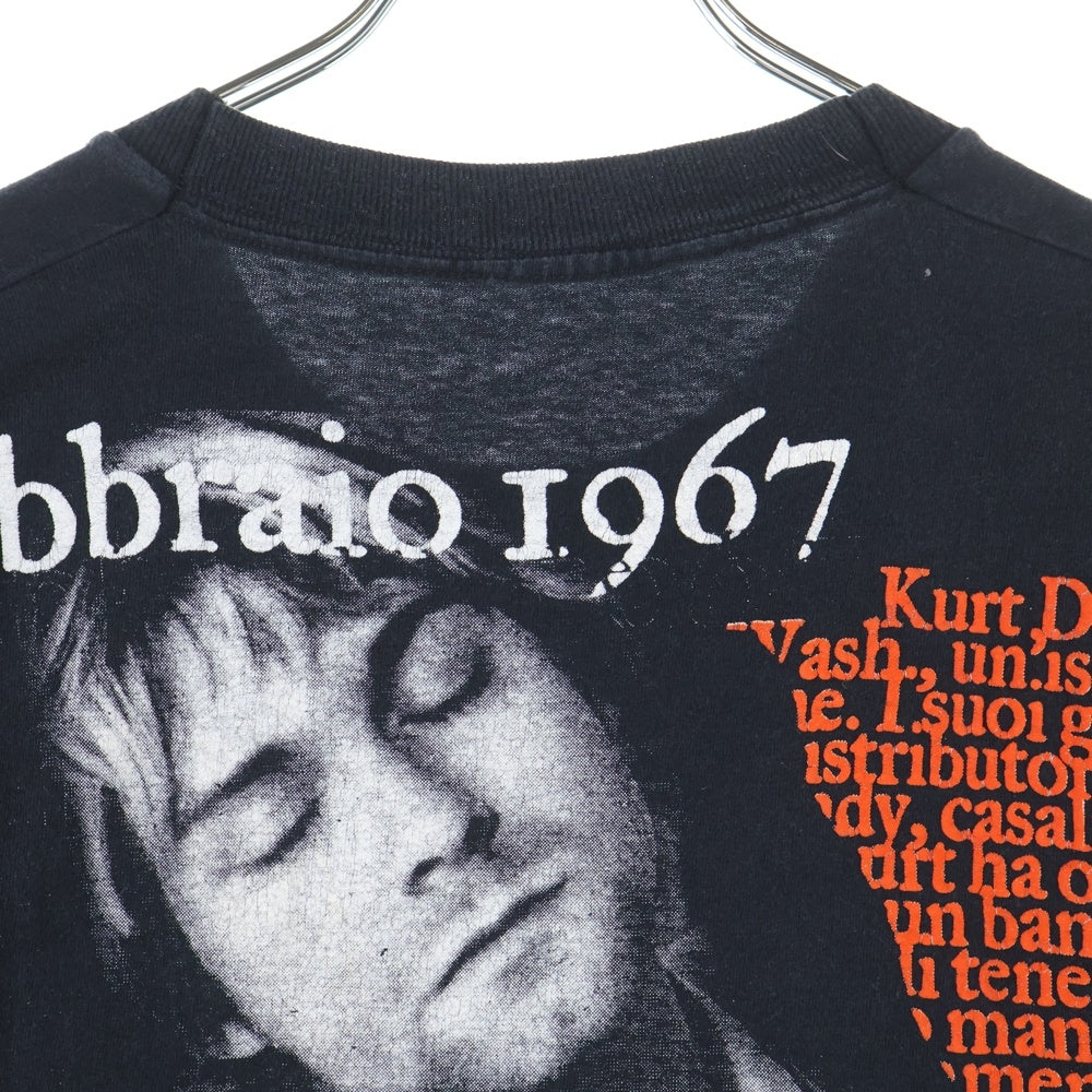 VINTAGE(ヴィンテージ) 90s NIRVANA BOOTLEG ニルヴァーナ ブートレグ Tシャツ 半袖カットソー ブラック