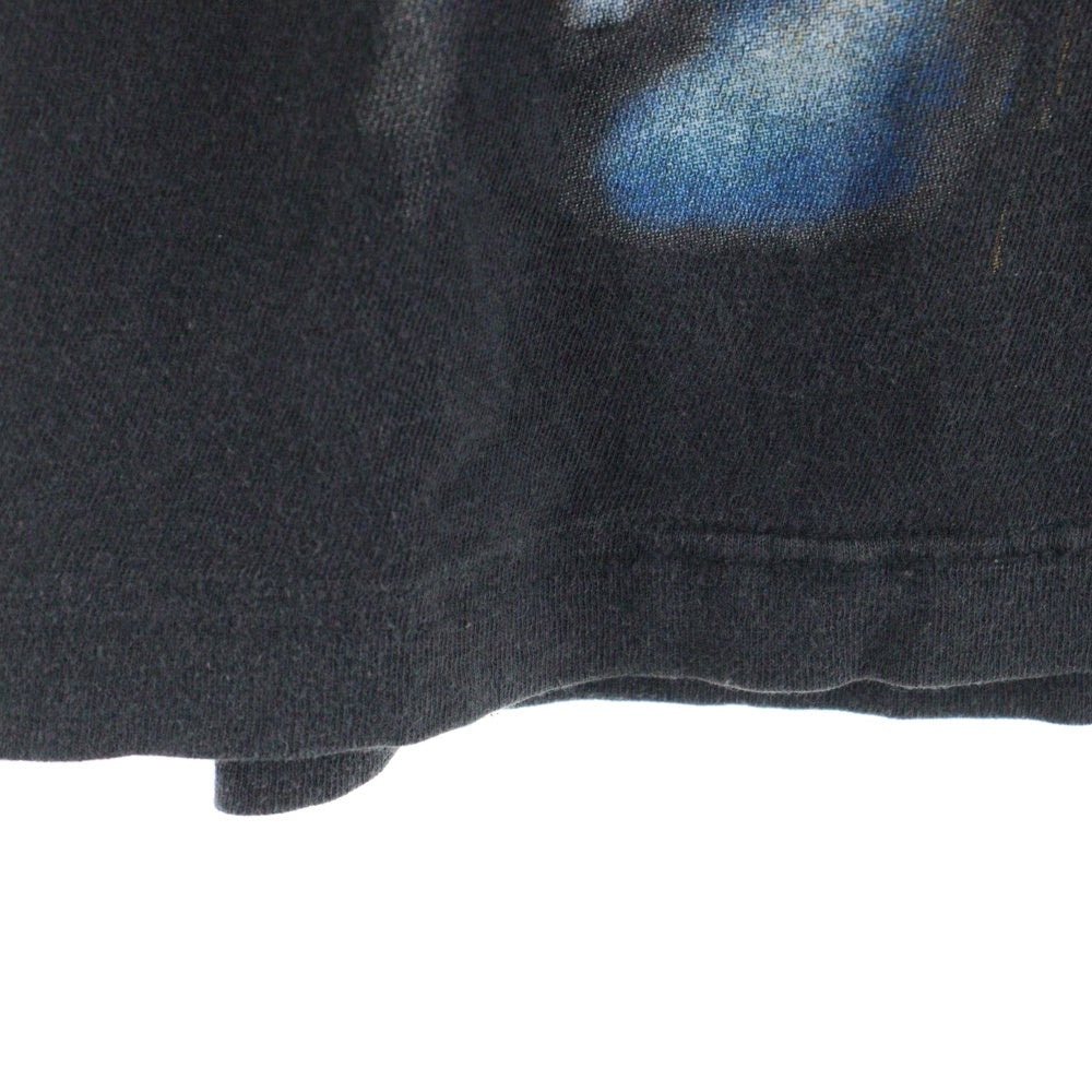 VINTAGE(ヴィンテージ) 90ー00s NIRVANA KURT COBAIN GRUNGEIS DEAD BOOTLEG ニルヴァーナ カートコバーン ブートレグ 両面プリント Tシャツ 半袖カットソー ブラック