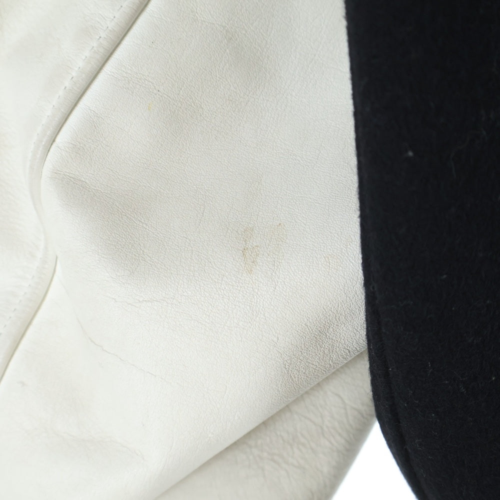 STUSSY(ステューシー) 25th ANNIVERSARY 25周年 ヴァーシティ ジャケット ブラック/ホワイト