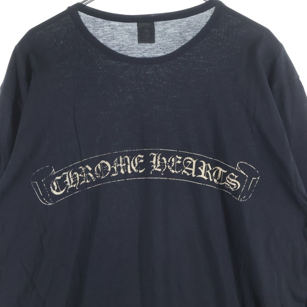 クロムハーツ　ロンT スクロールラベル CHROME HEARTS クロムハーツ ロングTシャツ スクロールラベル CHROME