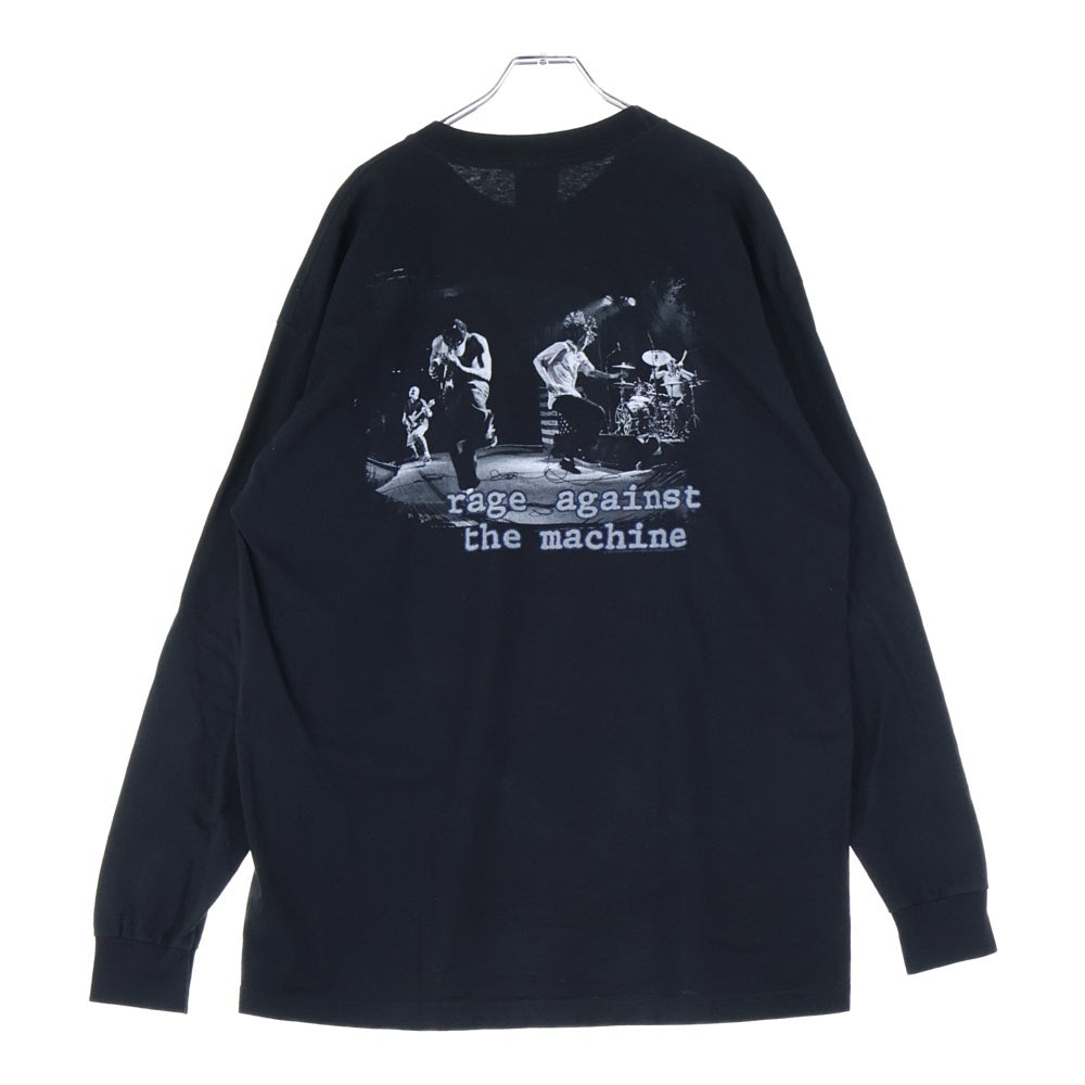 VINTAGE(ヴィンテージ) 90s RAGE AGAINST THE MACHINE MEMBER PORTRAIT LS レイジアゲインストザマシーン 長袖Tシャツ ロングスリーブ カットソー ブラック