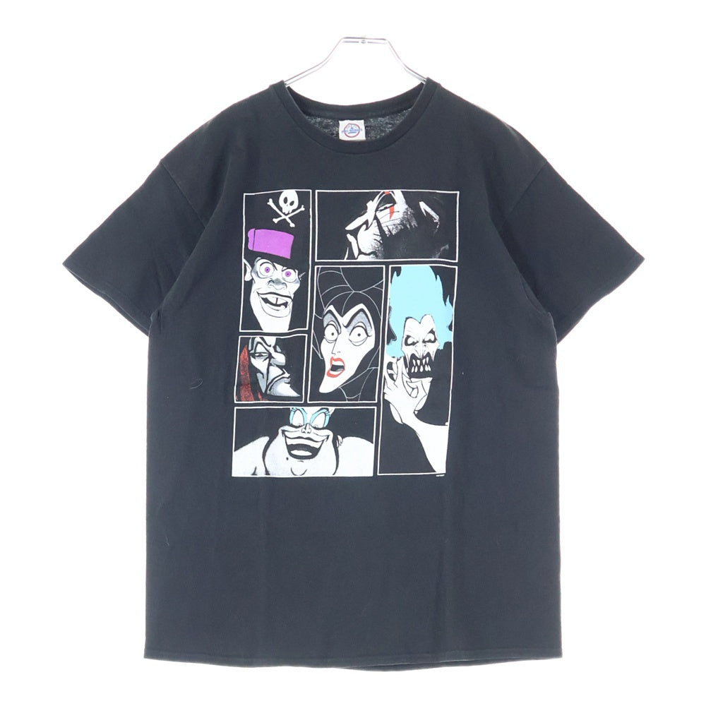 VINTAGE(ヴィンテージ) 90s DISNEY VILLAINS ディズニー ヴィラン Tシャツ 半袖カットソー ブラック