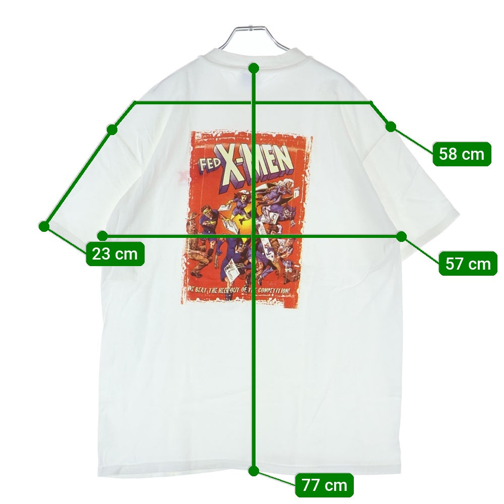 VINTAGE(ヴィンテージ) 90s X-MEN FED EX エックスメン Tシャツ 半袖カットソー ホワイト