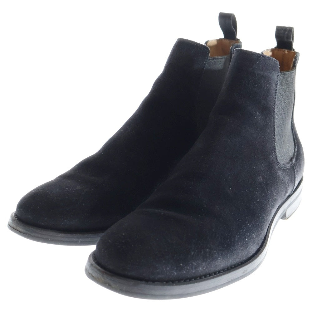 Church's(チャーチ) MONMOUTH WG チェルシー スエード プレーントゥ サイドゴアブーツ ブラック レディース