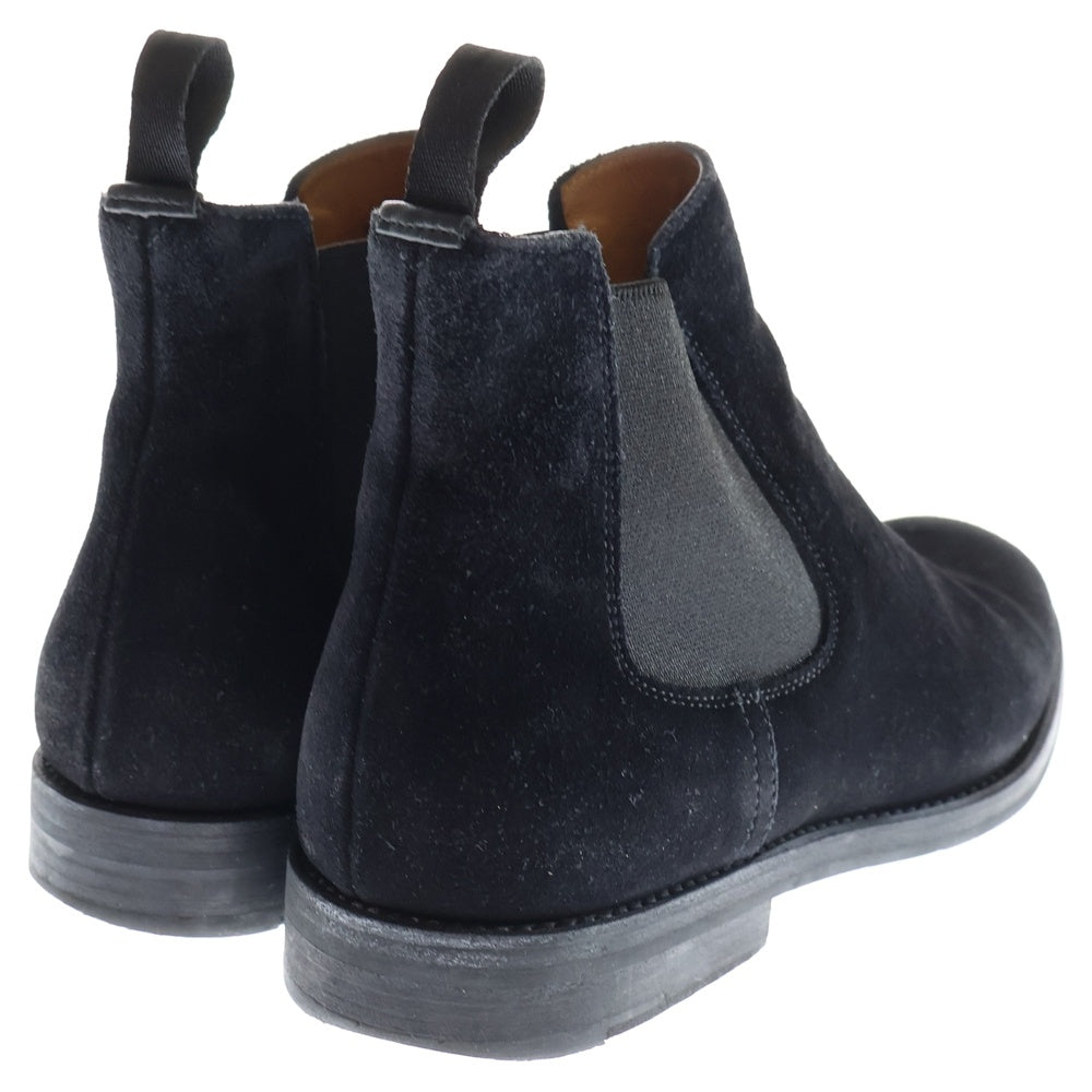 Church's(チャーチ) MONMOUTH WG チェルシー スエード プレーントゥ サイドゴアブーツ ブラック レディース