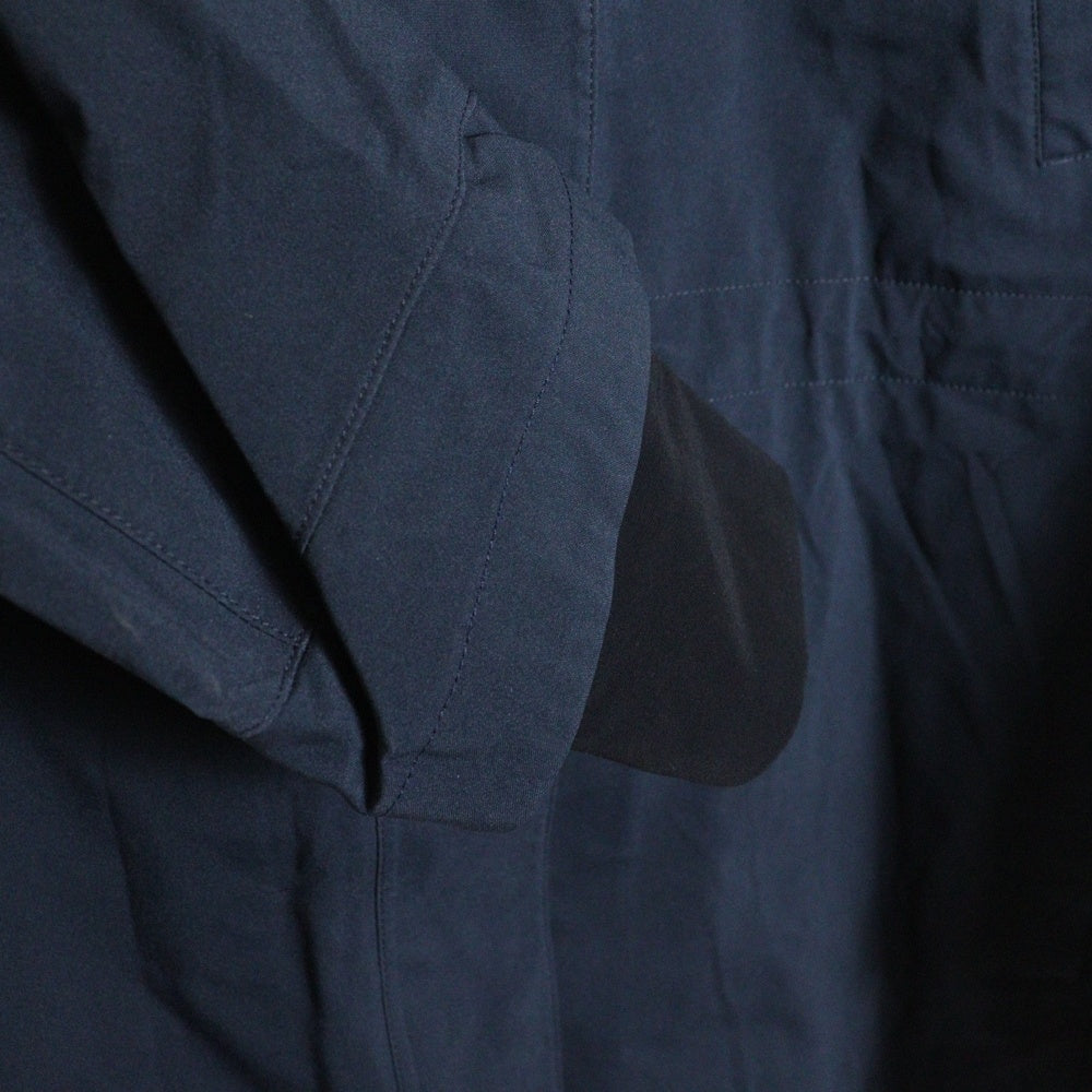 HERMES(エルメス) STAND COLLAR RAIN COAT GORE-TEX ゴアテックス レインコート ネイビー レディース