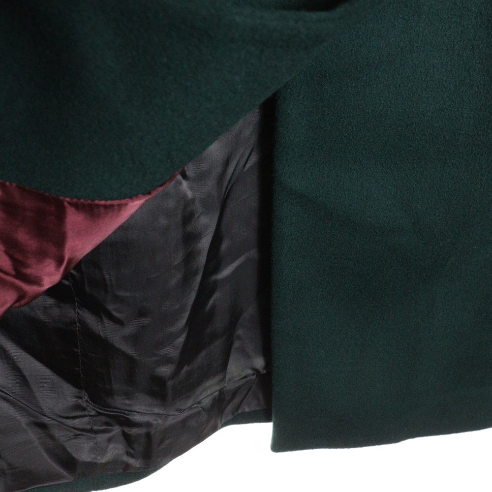 Paul Smith(ポールスミス) WOOL MELTON CHESTER COAT ウール カシミヤ チェスター コート グリーン レディース