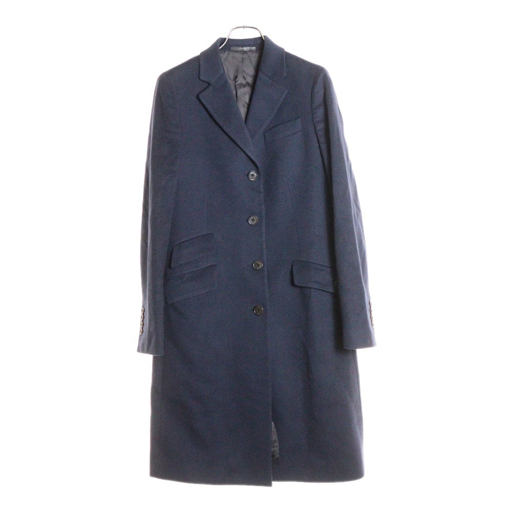 Paul Smith(ポールスミス) WOOL MELTON CHESTER COAT ウール カシミヤ チェスター コート ネイビー レディース