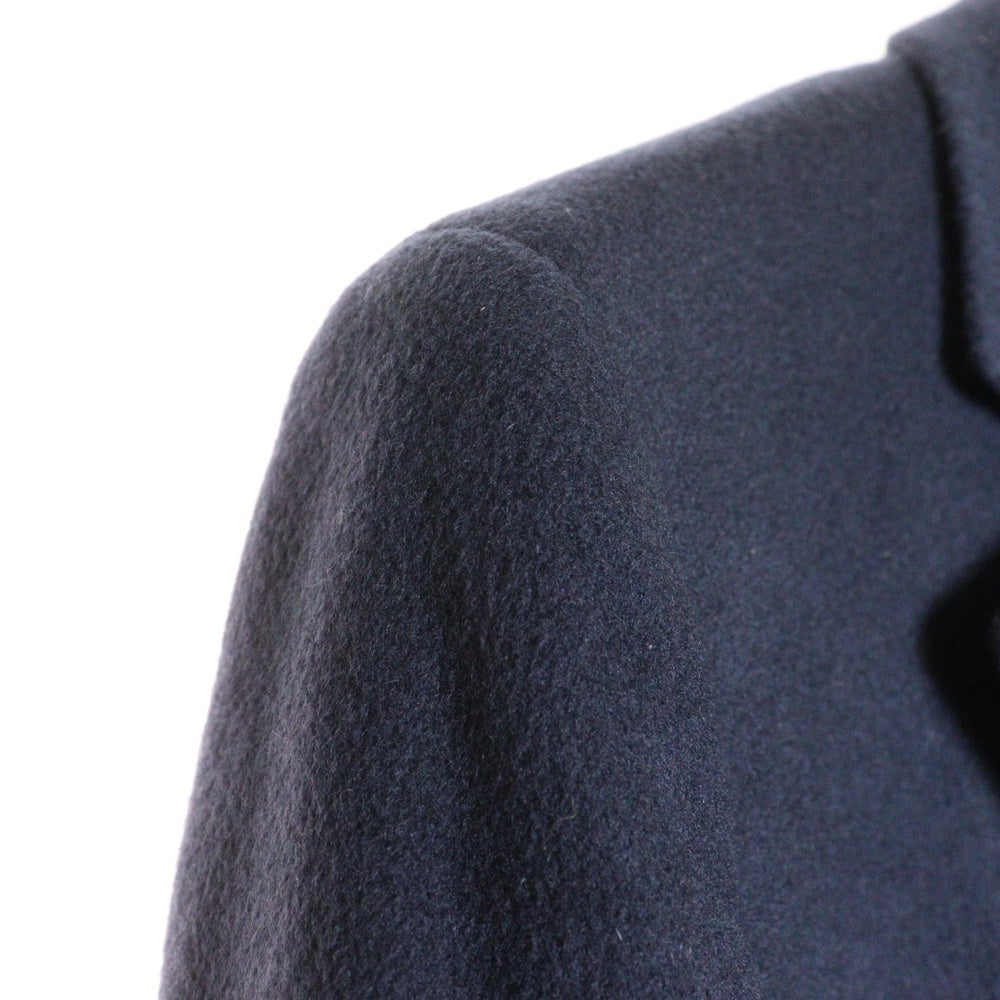 Paul Smith(ポールスミス) WOOL MELTON CHESTER COAT ウール カシミヤ チェスター コート ネイビー レディース