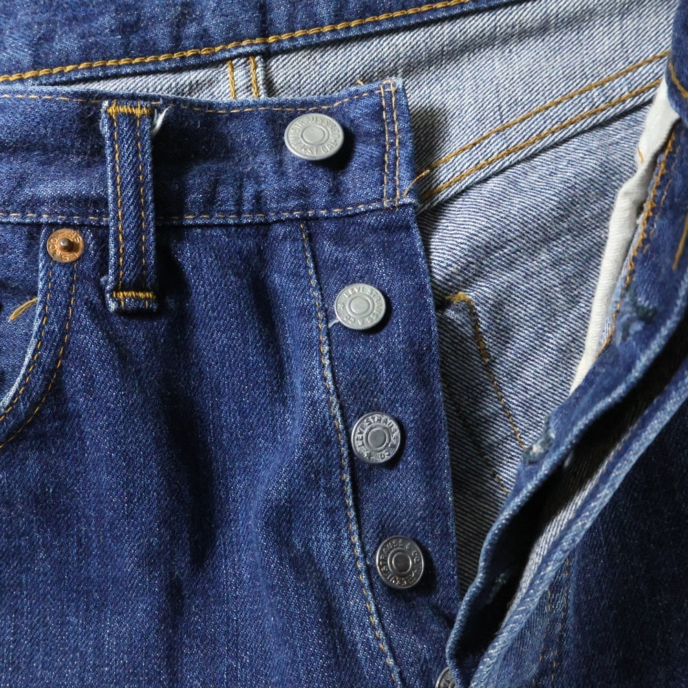 Levi's(リーバイス) 70s VINTAGE 501 BIGE 後期 ボタン裏刻印6 通常R デニム パンツ インディゴ