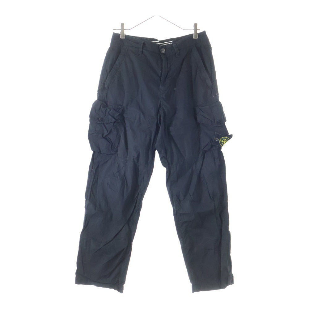 STONE ISLAND(ストーンアイランド) NYLON CARGO PANTS 761532003 V0029 ナイロン カーゴパンツ ブラック