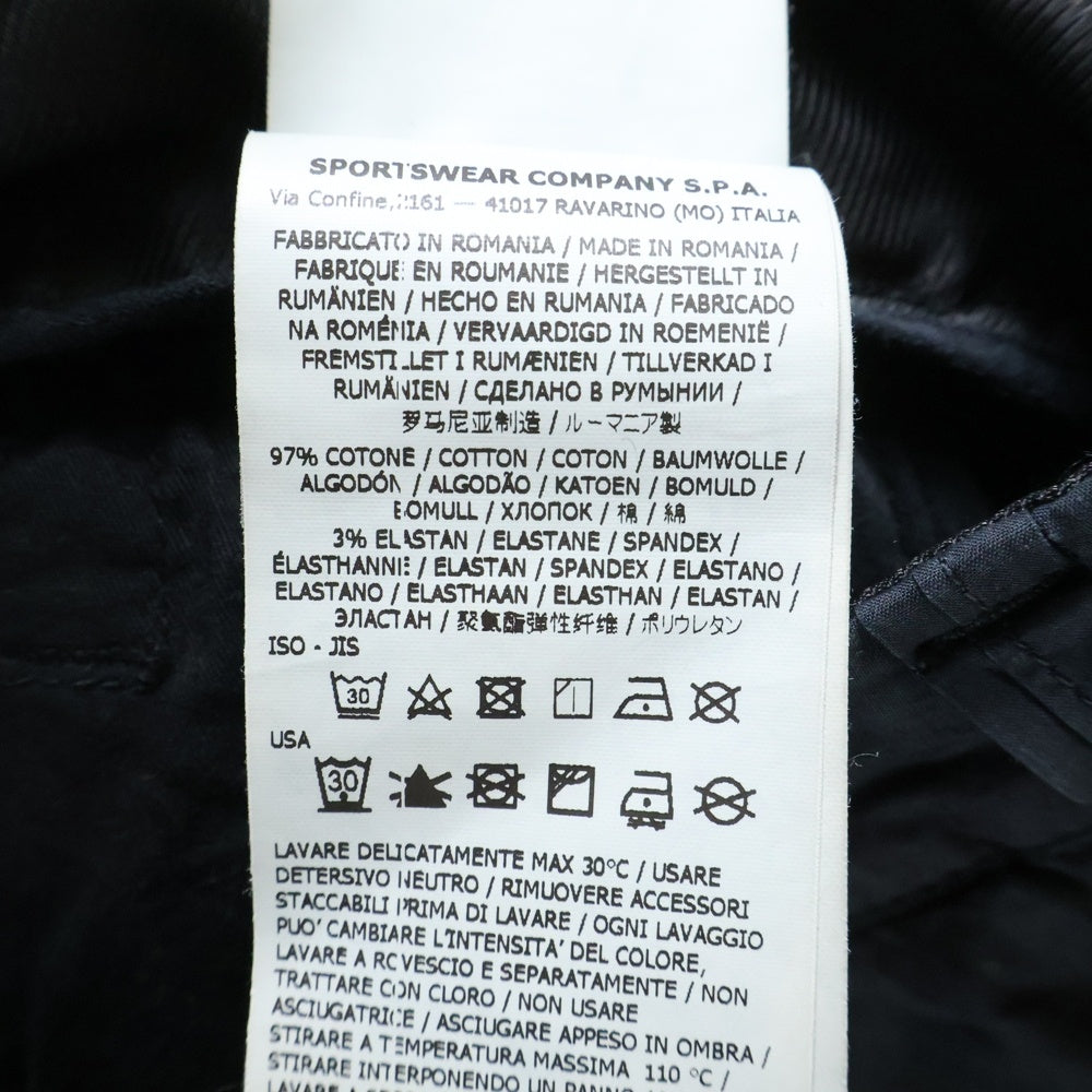 STONE ISLAND(ストーンアイランド) NYLON CARGO PANTS 761532003 V0029 ナイロン カーゴパンツ ブラック