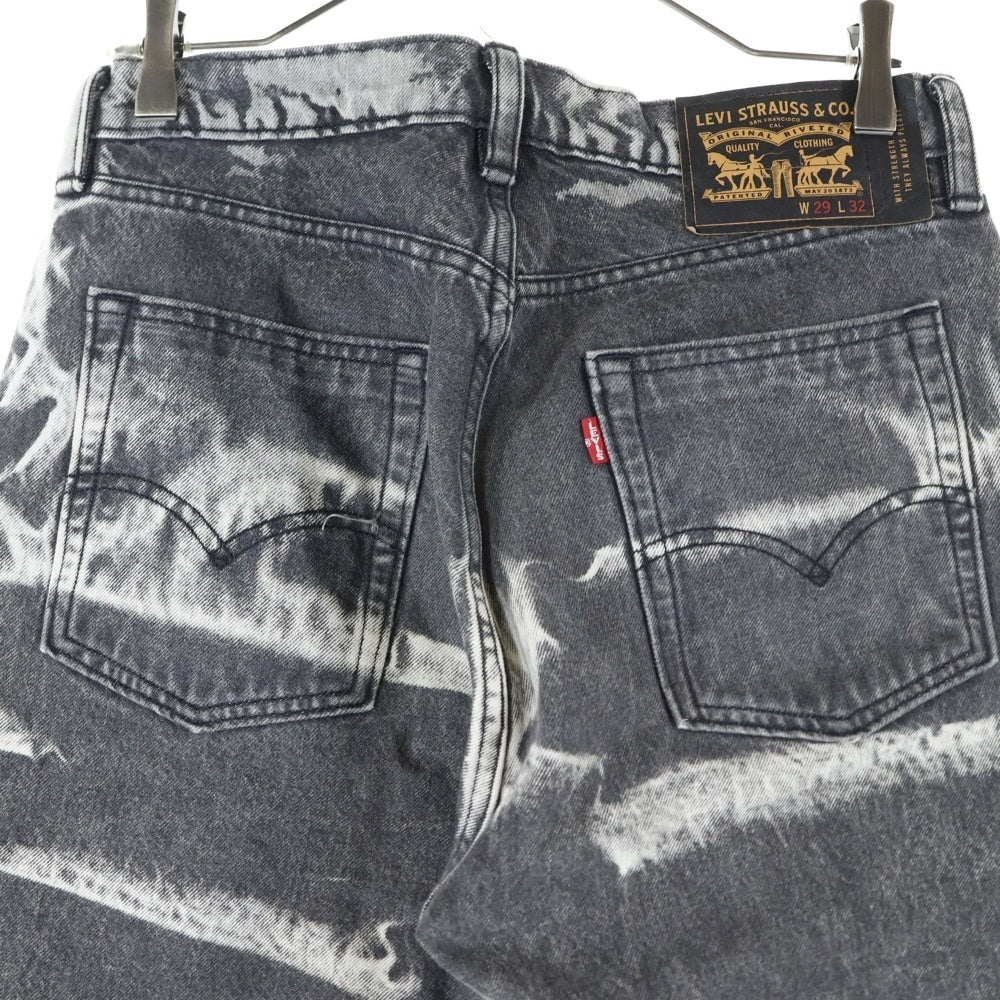 Levi's(リーバイス) BLEACH STRAIGHT DENIM PANTS PC9-39707ー0015 ブリーチ ストレート デニム パンツ ブラック