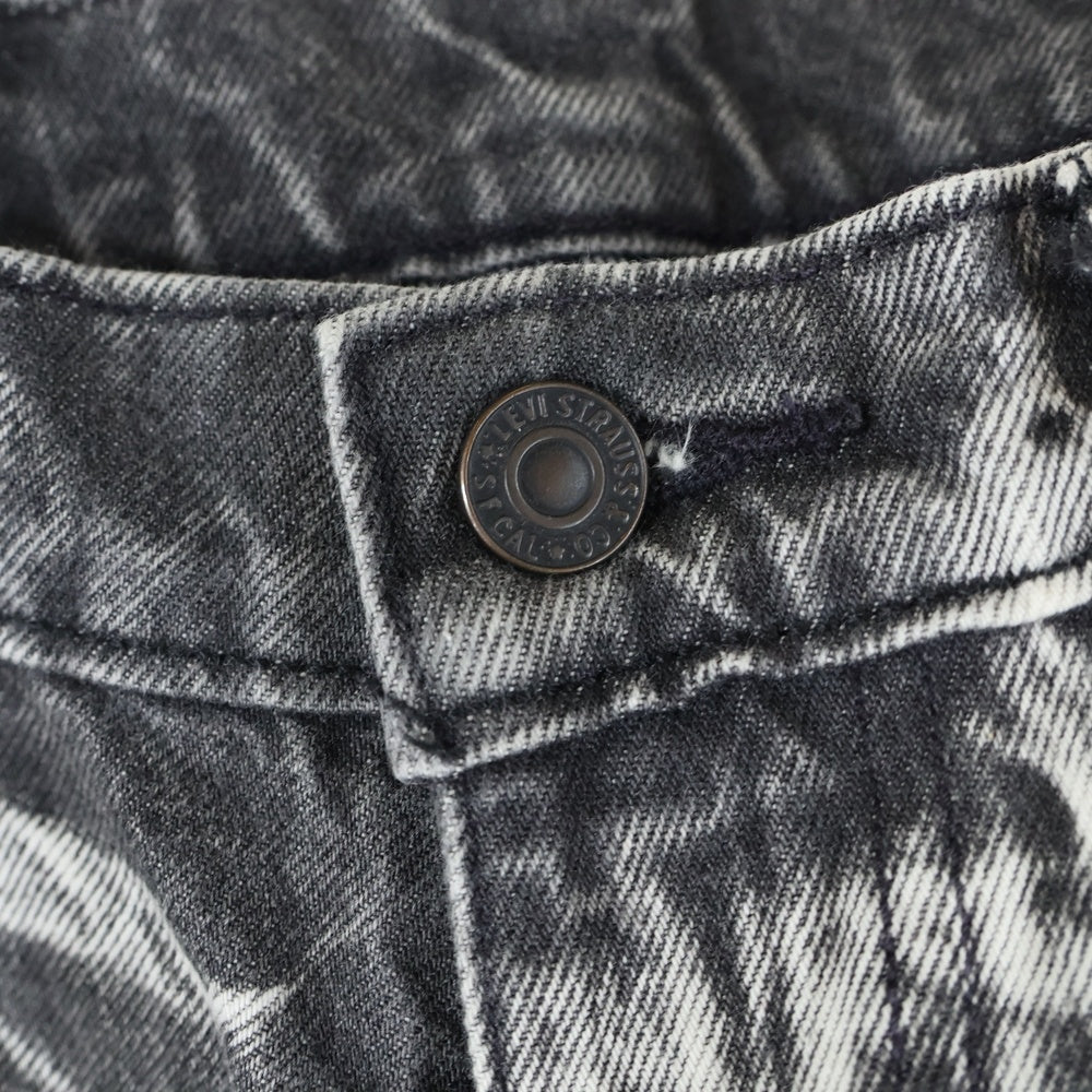 Levi's(リーバイス) BLEACH STRAIGHT DENIM PANTS PC9-39707ー0015 ブリーチ ストレート デニム パンツ ブラック