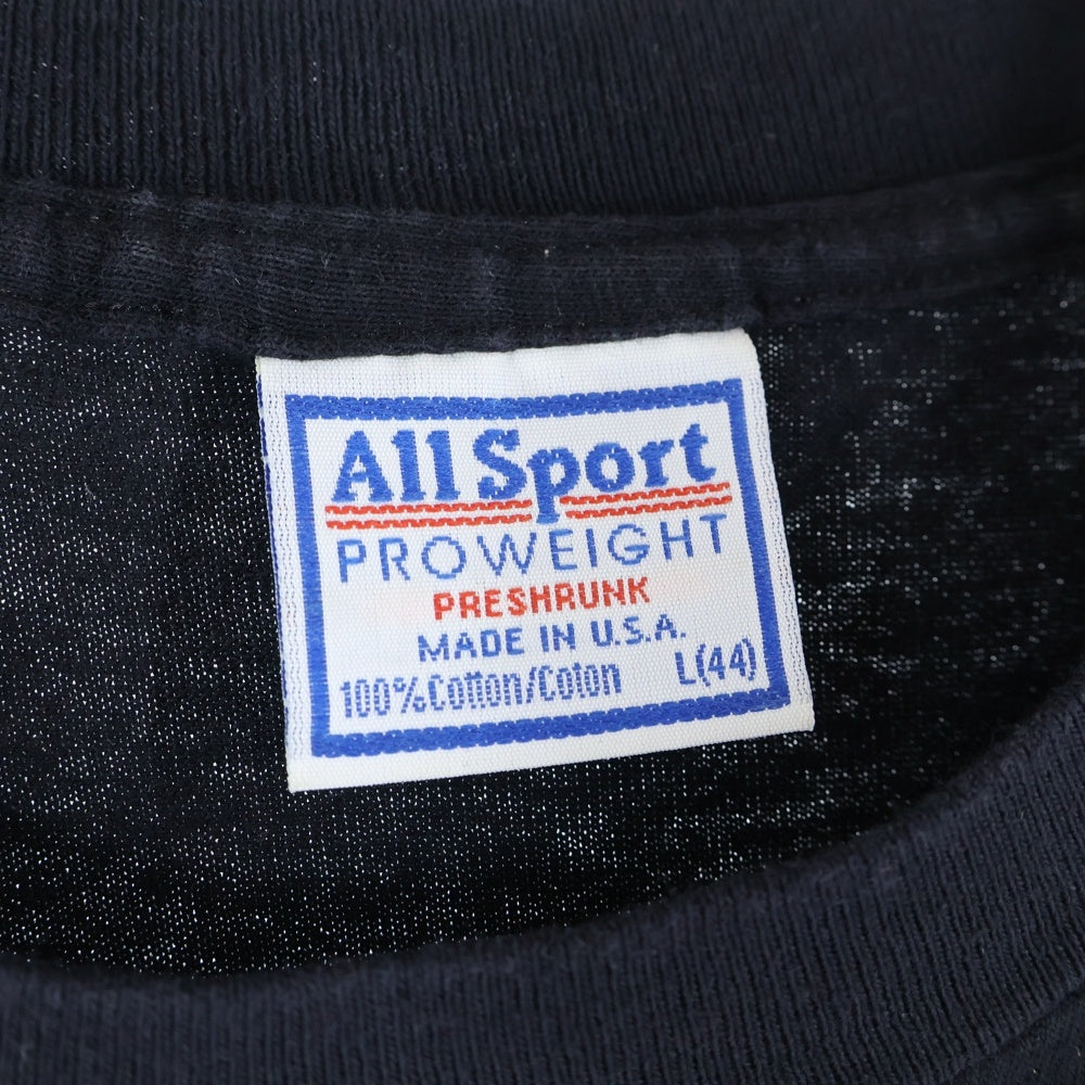 VINTAGE(ヴィンテージ) 90S PINK FLOYD THE DARK SIDE OF THE MOON 1992 ヴィンテージ ピンク フロイド 狂気 フロントロゴ刺繍 クルーネック半袖Tシャツ ブラック