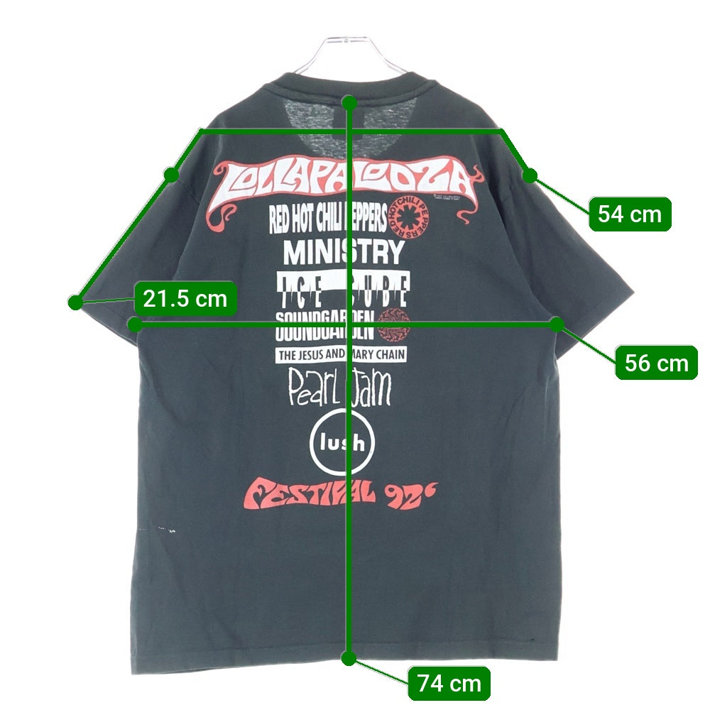 92s LOLLAPALOOZA Tシャツ 90s ロラパルーザ レッチリ 92s LOLLAPALOOZA Tシャツ 90s ロラパルーザ レッチリ 92s