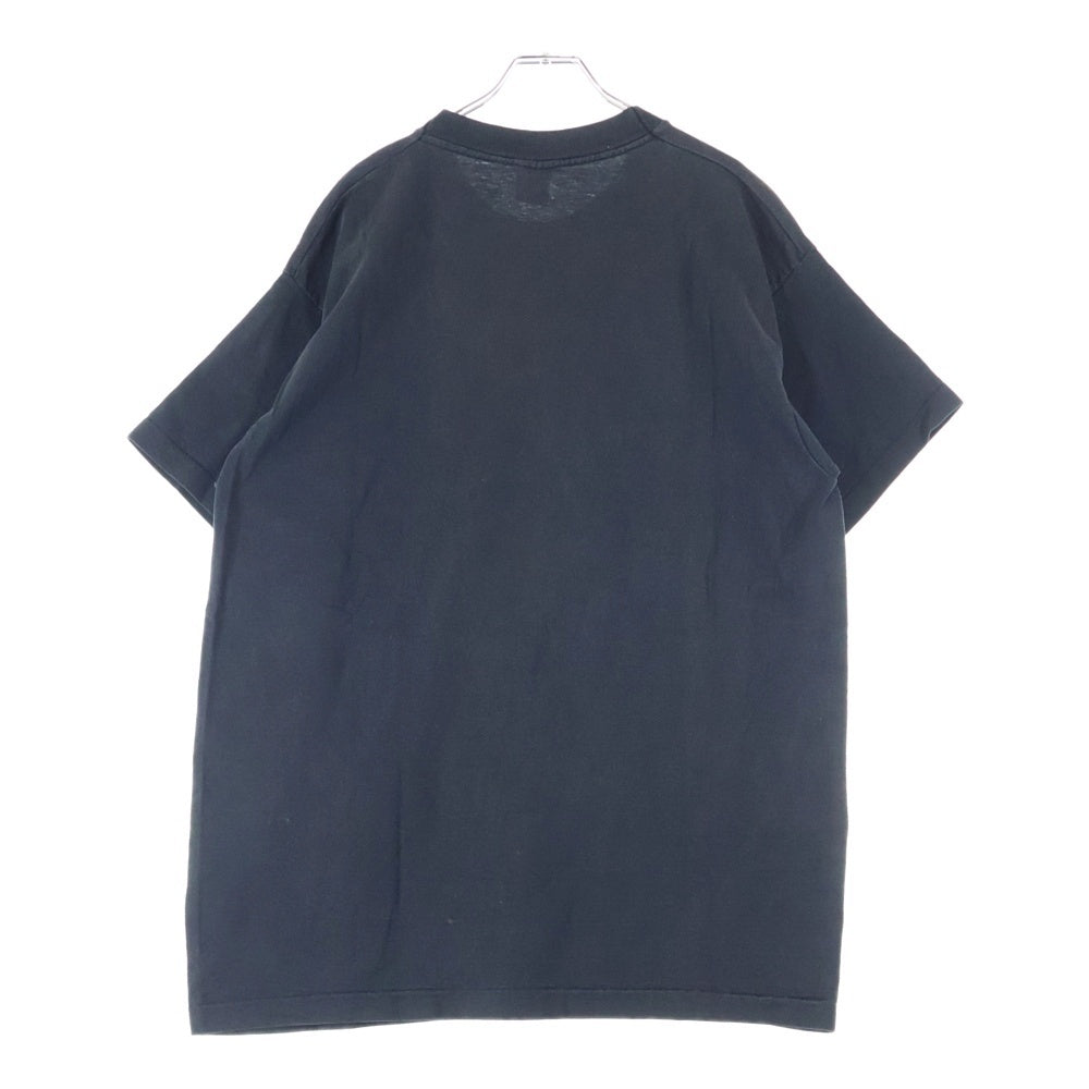 VINTAGE(ヴィンテージ) 90s God Slept in Because On The 6th Day 半袖プリントTシャツ カットソー ブラック