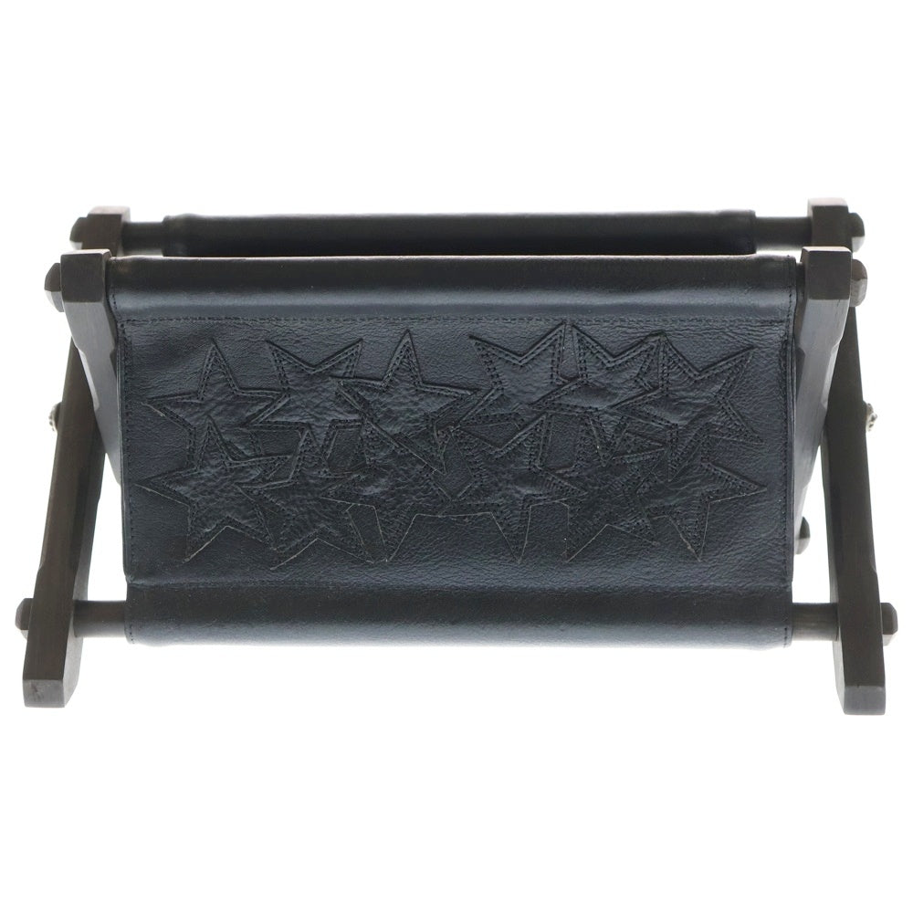 CHROME HEARTS(クロムハーツ) REMOTE CONTROLLER RACK リモコンラック セメタリースターパッチエボニーレッグレザー ブラック