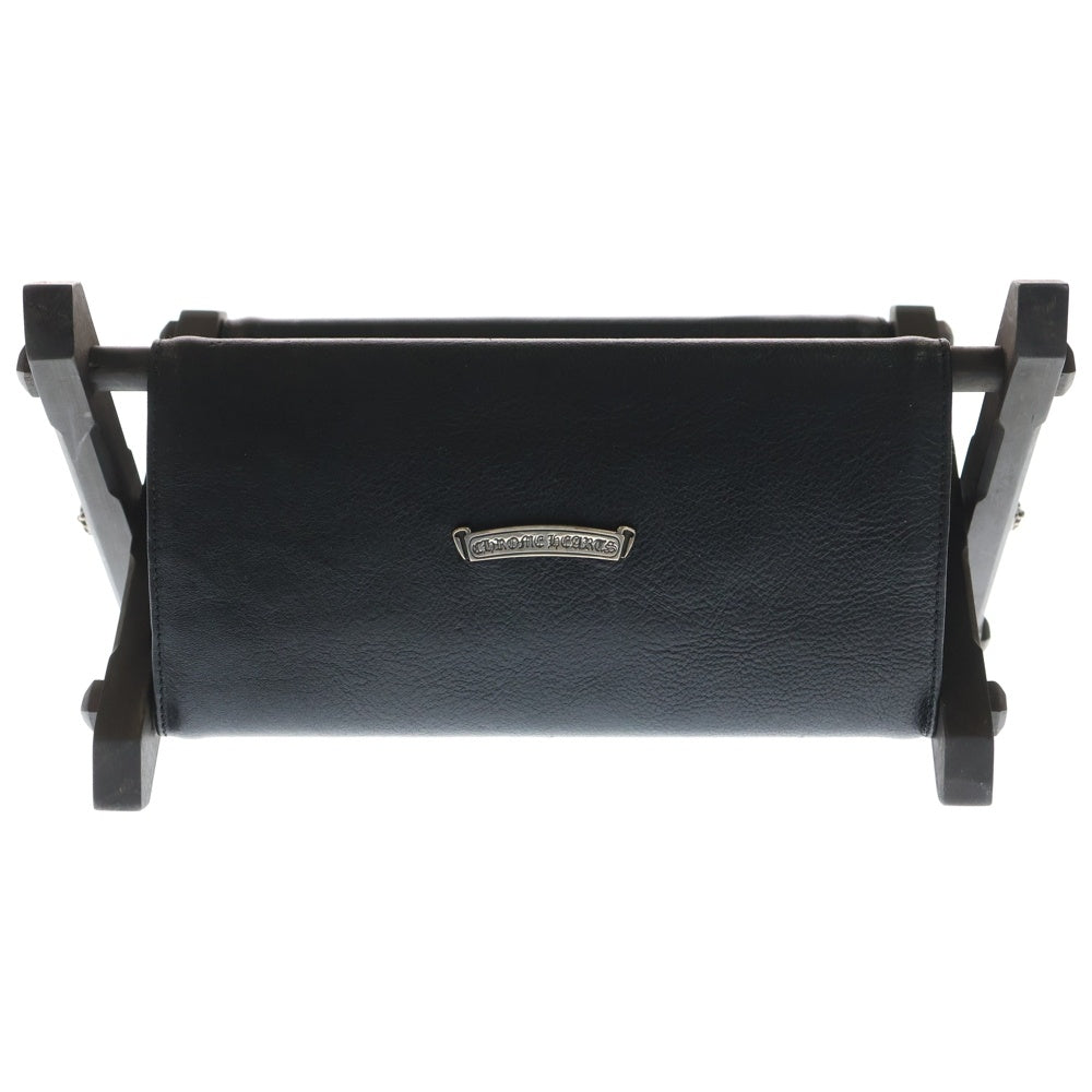 CHROME HEARTS(クロムハーツ) REMOTE CONTROLLER RACK リモコンラック セメタリースターパッチエボニーレッグレザー ブラック