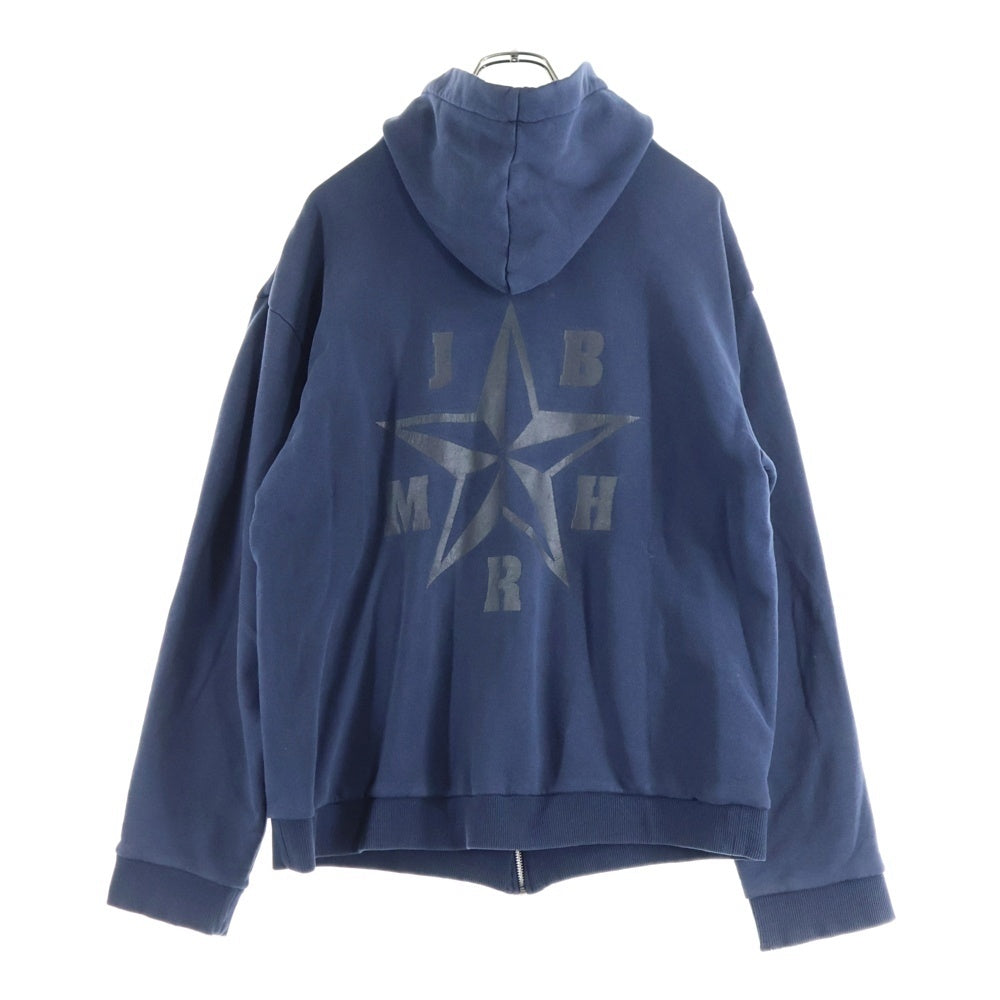 UNDERCOVER(アンダーカバー) 96AW 初期 WIRE THERMAL LOGO ZIP HOODIE UC-6WーJKー16 ワイヤー期 ジップ フーディー パーカー ネイビー